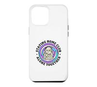 Custodia per iPhone 12 Pro Max Regalo da caffè retrò Ghost Staying Home Club Alone Together