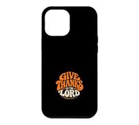 Custodia per iPhone 12 Pro Max Rendete grazie al Signore Salmo 107:1 Retro Christian