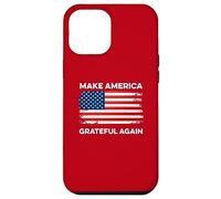 Custodia per iPhone 12 Pro Max Rendi l'America Grateful Again Ringraziamento Funny Patriotic USA