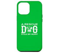 Custodia per iPhone 12 Pro Max Rescue Dog ha rubato il mio cuore adozione amore