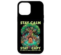 Custodia per iPhone 12 Pro Max Resta Capy Capybara Zen Forest Nature Meditation