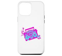 Custodia per iPhone 12 Pro Max Retro 80s 90s Boom-box Vintage Cassette Player Graphic Tee