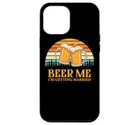 Custodia per iPhone 12 Pro Max Retro Beer Me Getting Married Funny Drinking Team Beer Lover