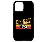 Custodia per iPhone 12 Pro Max Retro Eighties Pinewood Derby Cub Scouts 80's Sunset Vibe