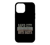 Custodia per iPhone 12 Pro Max Retro Rapid City Dakota del Sud