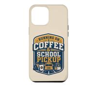 Custodia per iPhone 12 Pro Max Retro School Pickup Parent Coffee Morning Humor