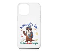 Custodia per iPhone 12 Pro Max River Otter Back To School Vibes Scuole In Let Chaos Begin