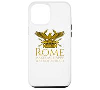 Custodia per iPhone 12 Pro Max Roma mi rende felice - SPQR Legionary Eagle - Storia Romana