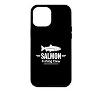 Custodia per iPhone 12 Pro Max Salmon Fishing Crew River Hunter