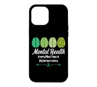Custodia per iPhone 12 Pro Max Salute mentale Ogni mente racconta una storia diversa Positività
