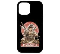 Custodia per iPhone 12 Pro Max Samurai Guerriero Musashi, Giapponese Sword Fighter