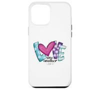 Custodia per iPhone 12 Pro Max San Valentino religioso Gesù Amore l'un l'altro Bibbia Pace