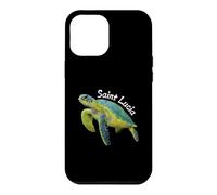 Custodia per iPhone 12 Pro Max Santa Lucia Isola Souvenir Mar dei Caraibi Santa Lucia