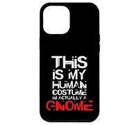 Custodia per iPhone 12 Pro Max Scary Gnome Halloween Costume Scary Garden Cute Gnome Gift