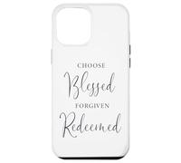 Custodia per iPhone 12 Pro Max Scegli il Beato Perdonato Redento Dio Ama Gesù Salva