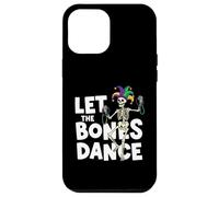 Custodia per iPhone 12 Pro Max Scheletro danzante Mardi Gras Let The Bones Dance Funny Parade