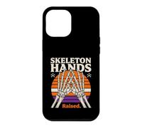 Custodia per iPhone 12 Pro Max Scheletro Mani Alzate Retro Halloween Tram