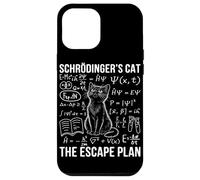 Custodia per iPhone 12 Pro Max Schrodinger Cat Escape Plan Fisica Quantistica Gatto