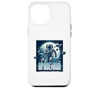 Custodia per iPhone 12 Pro Max Sci Fi Space Run Run Ma non puoi nascondere l'astronauta