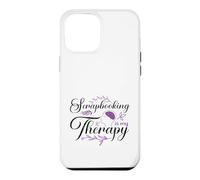 Custodia per iPhone 12 Pro Max Scrapbooking is My Therapy Paper Crafting Scrapbooking
