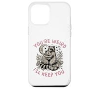 Custodia per iPhone 12 Pro Max sei strano ti terrò procione opossum Valentine Days