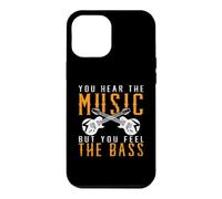 Custodia per iPhone 12 Pro Max Senti la musica ma senti il basso Clef Lovers Basso