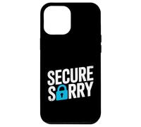 Custodia per iPhone 12 Pro Max Sicuro Sorry Lucchetto Data Breach Cyber Security Umorismo