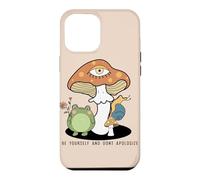 Custodia per iPhone 12 Pro Max Sii te stesso non scusarti Cottagecore Frog