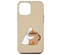 Custodia per iPhone 12 Pro Max Silly Goose Coffee Hug