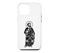 Custodia per iPhone 12 Pro Max Simbolo cattolico di San Simone Pietro