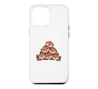 Custodia per iPhone 12 Pro Max Simpatico design a fumetti con lontra amici
