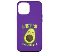 Custodia per iPhone 12 Pro Max Simpatico gioco di parole Let's Avocado Cuddle