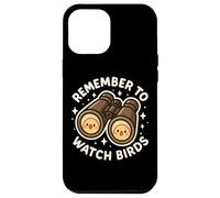 Custodia per iPhone 12 Pro Max Simpatico tema "Remember to Watch Birds"