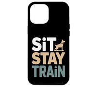 Custodia per iPhone 12 Pro Max Sit Stay Train Dog Obbedience Trainer