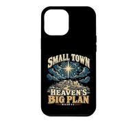 Custodia per iPhone 12 Pro Max Small Town Heaven's Big Plan Betlemme Christmas Star Art