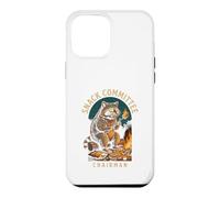 Custodia per iPhone 12 Pro Max Snack Committee Chairman, Raccoon Camping Humor