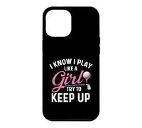 Custodia per iPhone 12 Pro Max So che gioco come una ragazza cerca di tenere il passo - Golf Lover Golfer