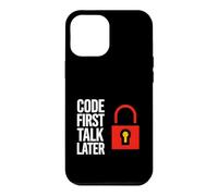 Custodia per iPhone 12 Pro Max Software Developer Code First Talk Later