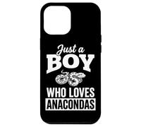 Custodia per iPhone 12 Pro Max Solo un ragazzo che ama lo zoo dei rettili di Anaconda