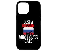 Custodia per iPhone 12 Pro Max Solo un russo che ama i gatti per tutta la Russia