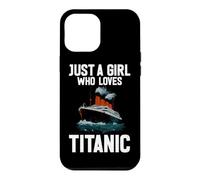 Custodia per iPhone 12 Pro Max Solo una ragazza che ama la storia delle navi Titanic RMS Titanic