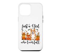 Custodia per iPhone 12 Pro Max Solo una ragazza che ama l'autunno Corgi Dog Pumpkin Cozy Autumn
