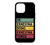 Custodia per iPhone 12 Pro Max Sono Ernestina Facendo Ernestina Cose Divertente Personalizzato