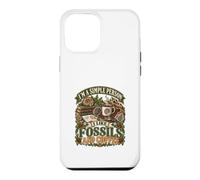 Custodia per iPhone 12 Pro Max Sono una persona semplice Mi piacciono i fossili e il caffè Fossili divertenti