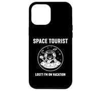 Custodia per iPhone 12 Pro Max Space Tourist Lost? I'm On Vacation Emblema esploratore cosmico