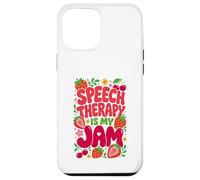 Custodia per iPhone 12 Pro Max Speech Therapy is My Jam Boho Floral SLP Speech Therapist
