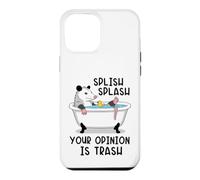 Custodia per iPhone 12 Pro Max Splish Splash La tua opinione è Trash Opossum Bath