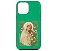 Custodia per iPhone 12 Pro Max St Brigid Art Nouveau Halo e Bucaneve