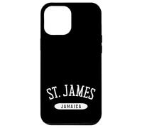 Custodia per iPhone 12 Pro Max St. James - Camicia stile college Saint James Giamaica