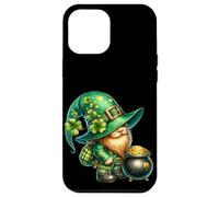 Custodia per iPhone 12 Pro Max St. Pattys Day Love Green Shamrock And Funny Irish Gnomes